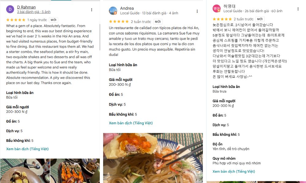 Fusion Restaurant in Hoi An - Chau Kitchen and Bar review